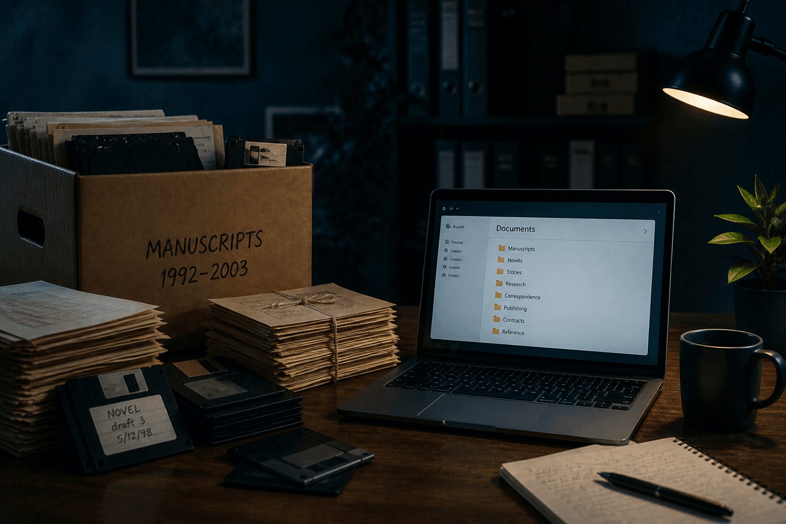 Batch converting a WordStar estate archive folder on a local Windows PC