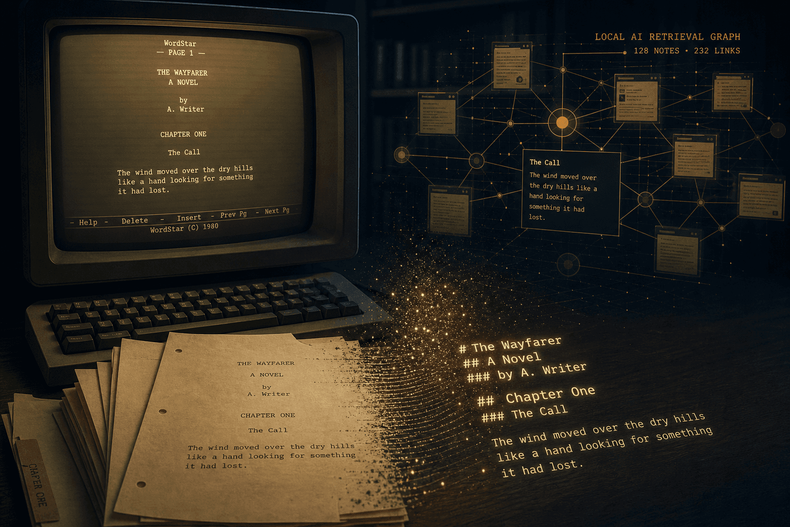 Prepare WordStar Archives for AI and RAG — Offline
